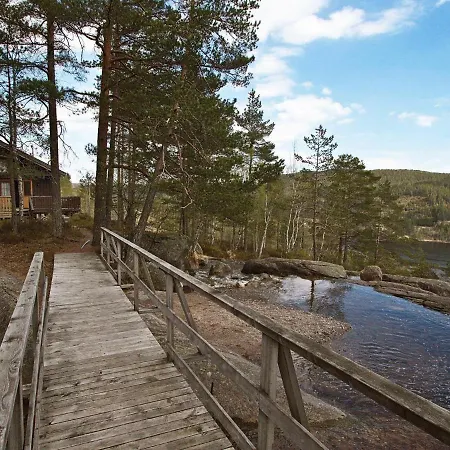 Three-bedroom Holiday In Aseral 10 Kartan